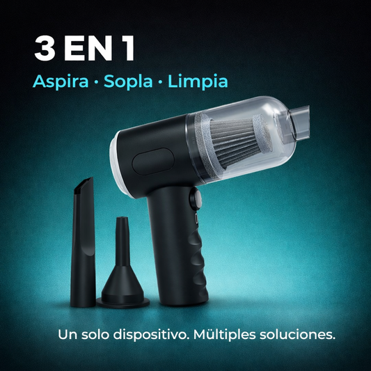 Mini Aspirador De Polvo Portatil 3 En 1